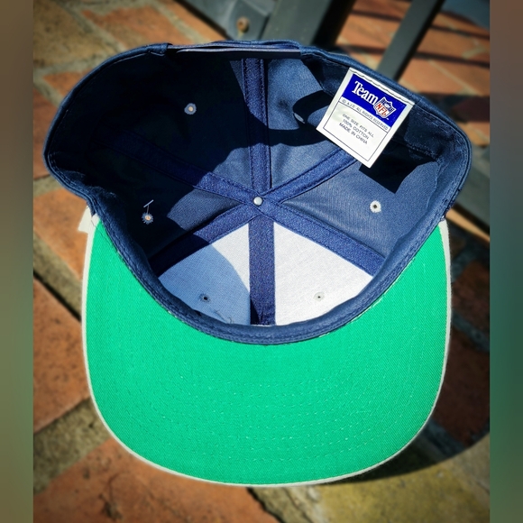 Dallas Cowboys Vintage 90s Snapback Hat NFL AJD Hangtag Script - Picture 6 of 6